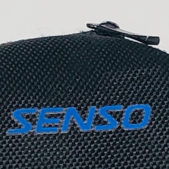 Senso headphone case with zipper black & blue headphones not included 3.5" READ - Picture 2 of 9
